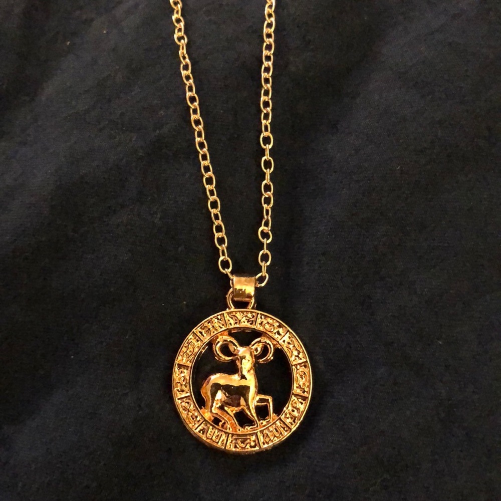 Aries Zodiac Sign Necklace Brand New!!